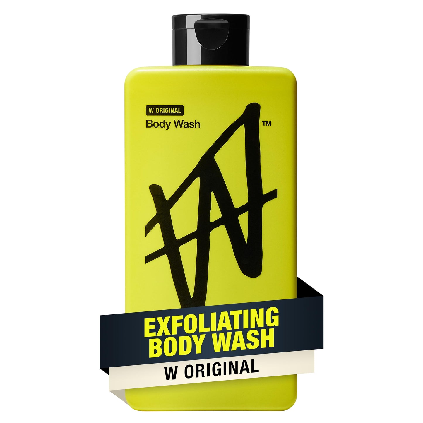 W By Jake Paul Body Wash for Men, Exfoliating Shower Gel with Jojoba Oil, Deep Clean Hydrating Mens Bodywash, Original Scent, 18 fl oz Beauty & Personal Care W