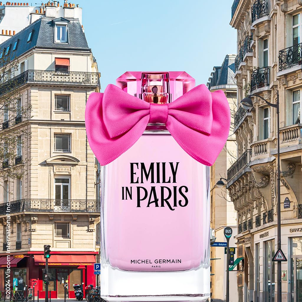 Michel Germain Emily in Paris Eau de Parfum Fragrance Spray, Floral Woody Scent, Top Notes of Seductive Neroli, French Pear, Wild Black Currant Beauty & Personal Care Michel Germain