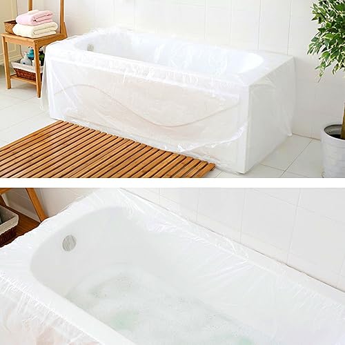 TFY Ultra Large Disposable Film Bathtub Bag for Salon, Household and Hotel Bath Tubs (78 inch x 47 inch) - 5 Pieces Beauty & Personal Care TFY