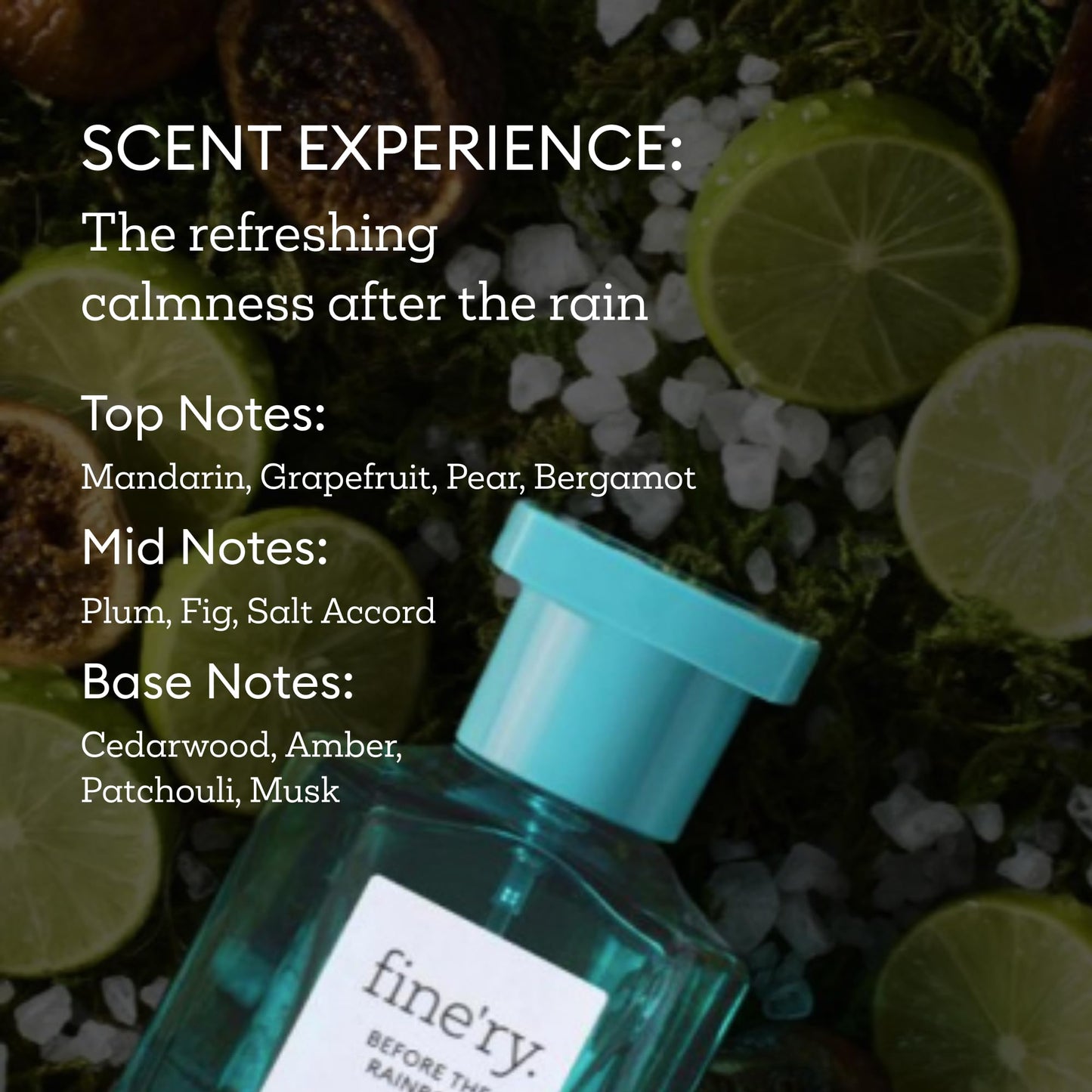 Fine'ry Before the Rainbow Hair + Body Fragrance Fine Mist Spray | Fresh, Citrus Scent with Bergamot, Salty Air & Tree Moss, Vegan & Cruelty Free Beauty & Personal Care Fine'ry