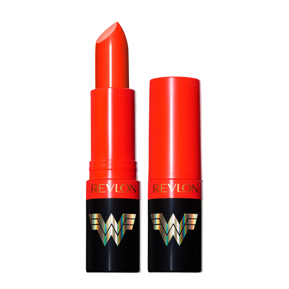 REVLON x WW84 Wonder Woman Super Lustrous Lipstick with Vitamin E and Avocado Oil, Matte Lipstick in Nude, 004 Strike First, 0.15 oz Beauty & Personal Care REVLON