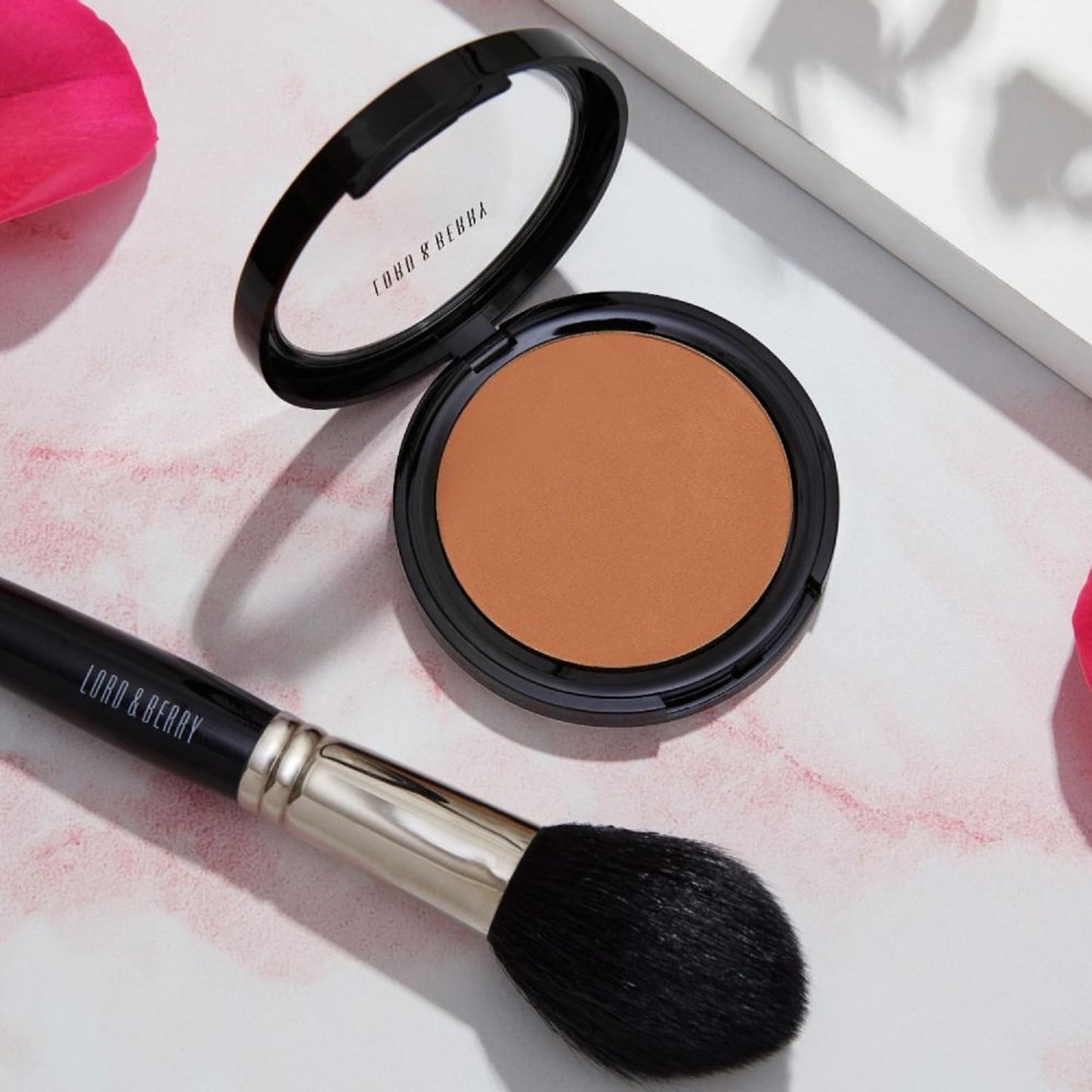 Lord and Berry Powder Bronzer - Soft Face Makeup Natural Looking Matte Finish - Highly Blendable Face Powder - 8902 Brick - 0.27 oz Beauty & Personal Care Lord & Berry