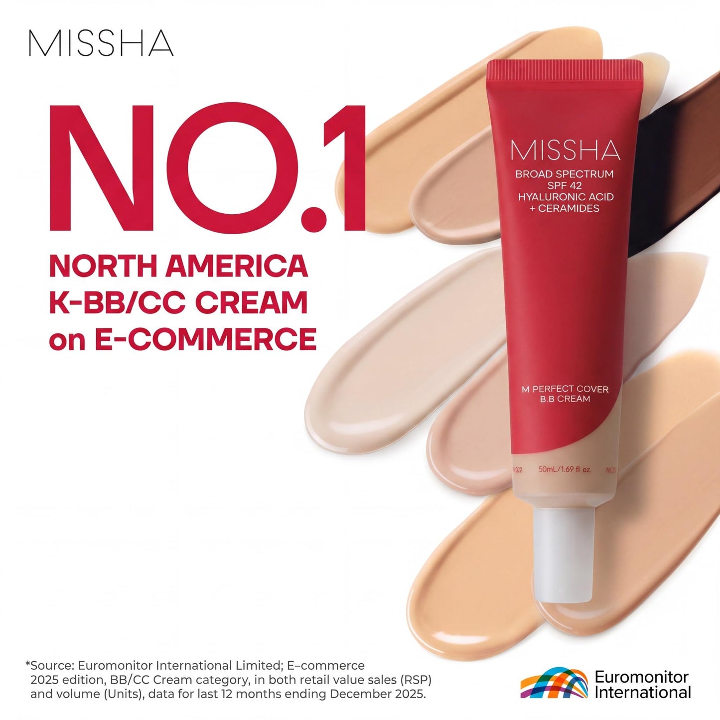 MISSHA M Perfect Cover BB Cream No.23 Natural Beige -Light/Medium with Cool/Neutral Undertone SPF 42 PA +++ 1.69 Fl Oz - Tinted Moisturizer for face Beauty and Personal Care MISSHA