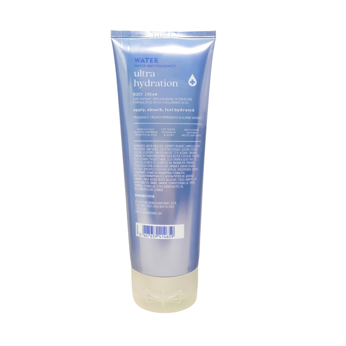 Bath & Body Works Water Winter Mint Ultra Hydration Body Cream and Ultra Hydration Moisturizing Body Wash with a Zen Garden Bar Soap Beauty and Personal Care Bath & Body Works