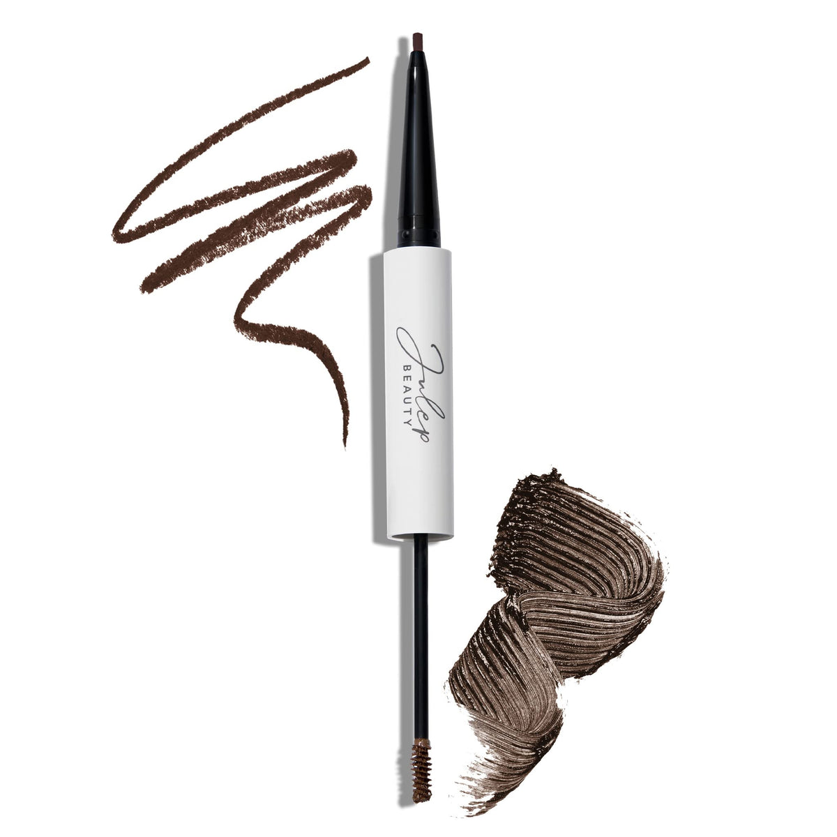 Julep Brow 101 Sculpting Pencil & Tinted Brow Gel, Dual-Ended, Dark Brown