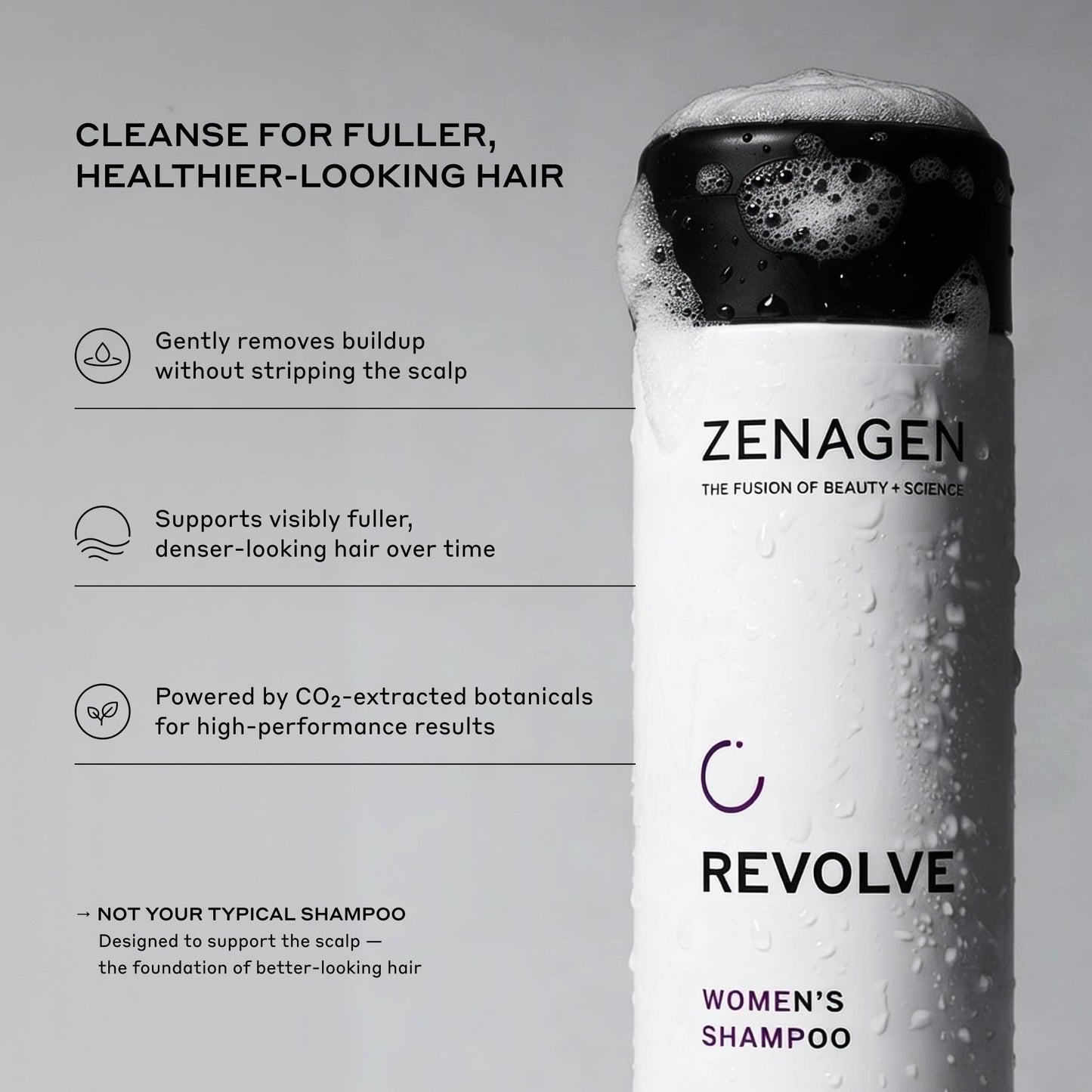 Zenagen Revolve Thickening Shampoo & Conditioner Bundle for Women (6.75 oz Each) - For Fine & Thinning Hair, Supports Fuller, Thicker-Looking Hair Beauty & Personal Care Zenagen