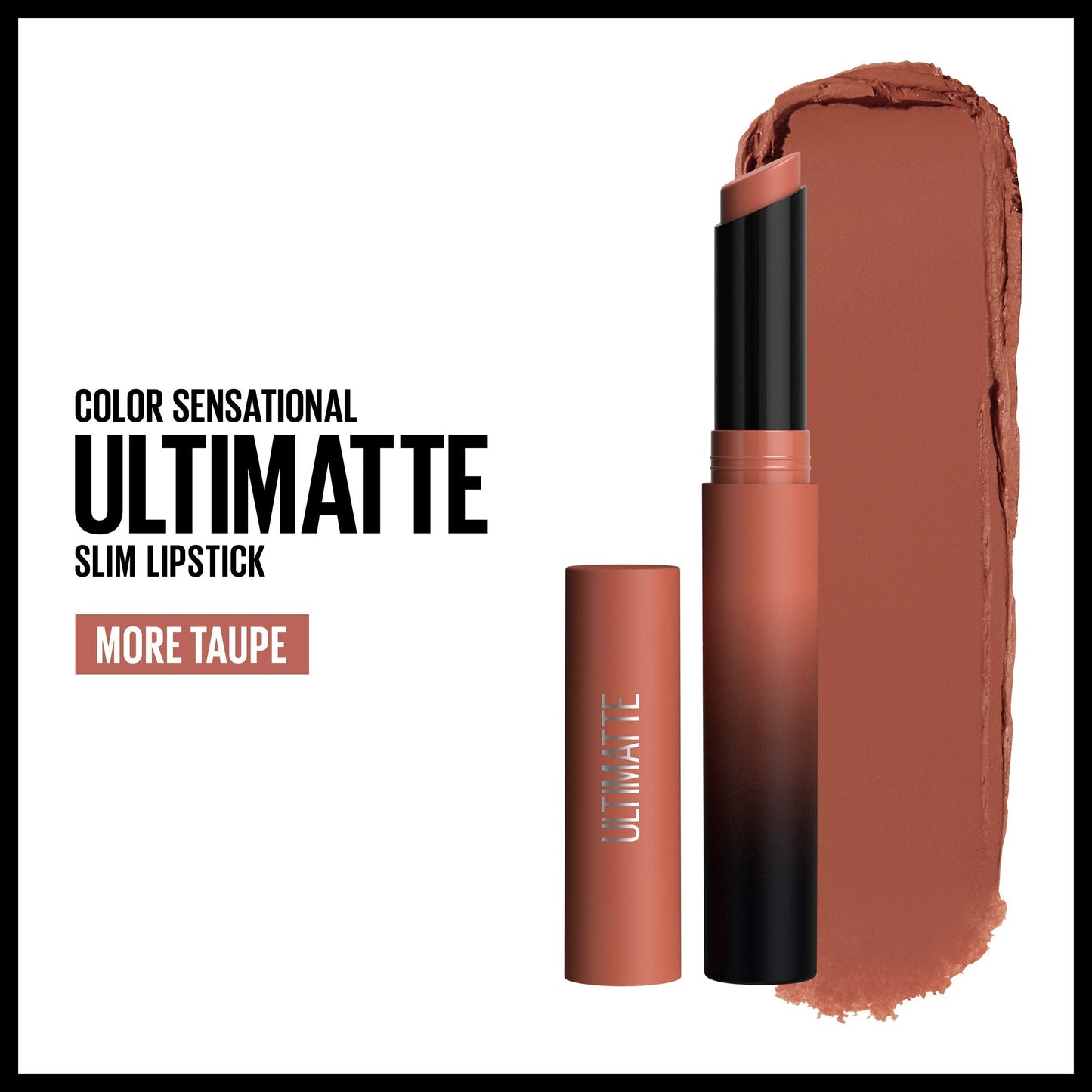 Maybelline Color Sensational Ultimatte Matte Lipstick, Non-Drying, Intense Color Pigment, More Taupe, Rose Nude, 1 Count Beauty & Personal Care MAYBELLINE