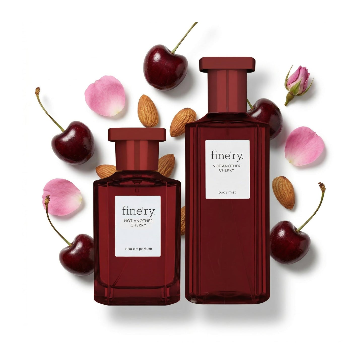 Fine'ry Not Another Cherry Eau De Parfum & Body Mist Gift Set | Fruity & Floral Notes Of Cherry, Rose & Almond | Fine Mist Spray & Perfume For Women | Beauty & Personal Care Fine'ry