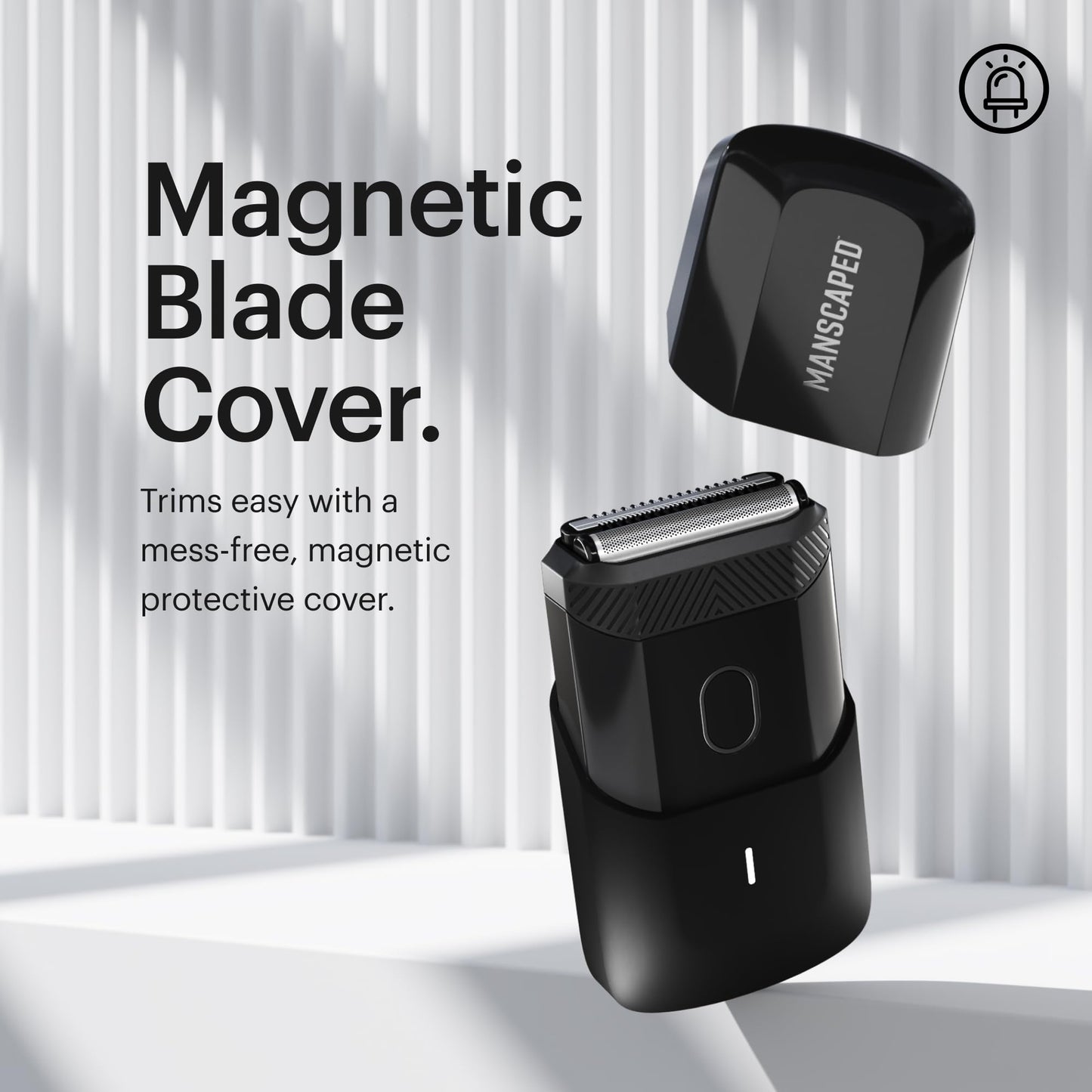 MANSCAPED® The Handyman™ Compact Face Shaver - Portable Men’s Travel Facial Hair Groomer, USB-C Rechargeable Razor, Electric Foil Face Shaver Beauty and Personal Care MANSCAPED