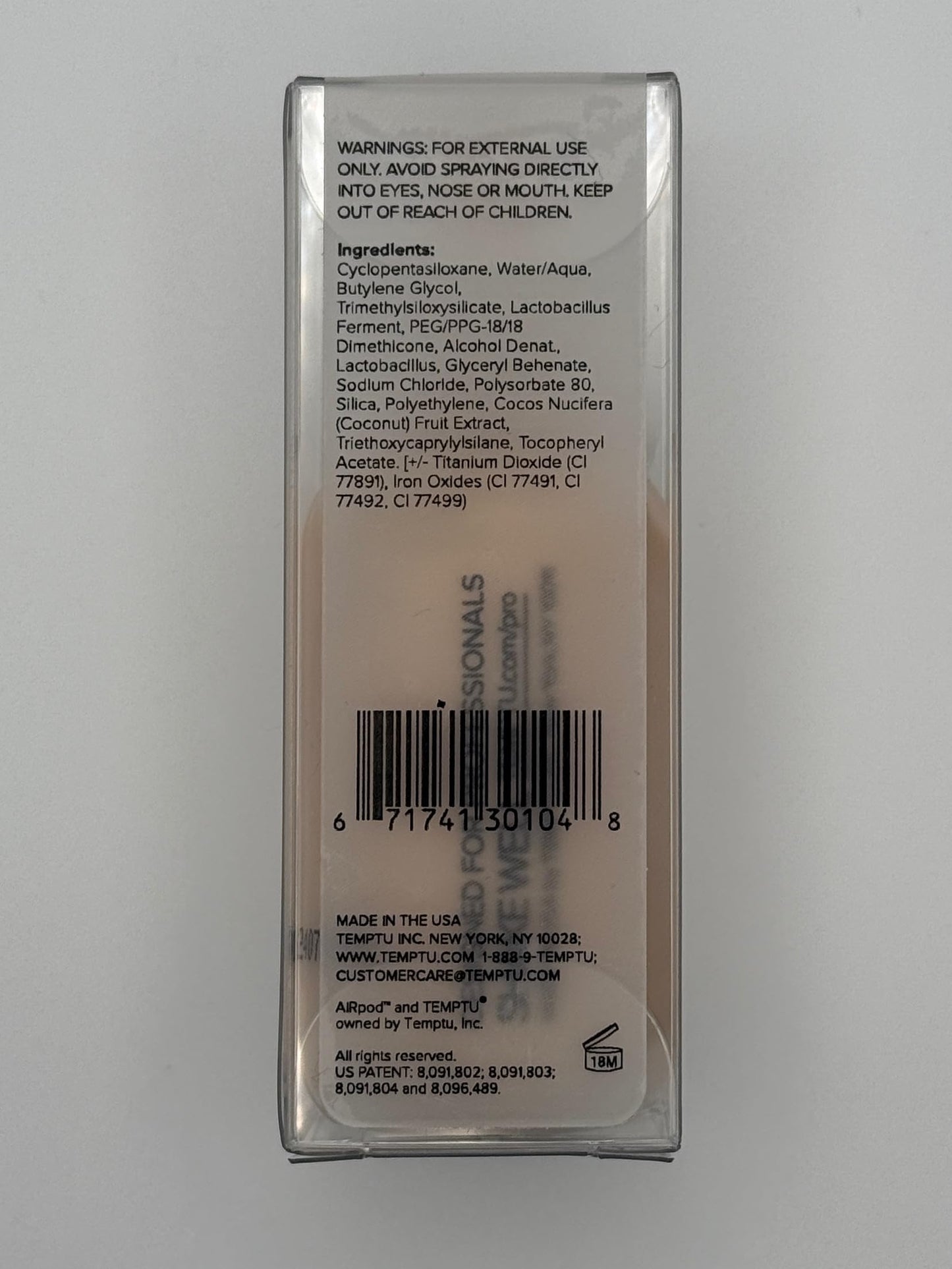 TEMPTU S/B Silicone-Based Airbrush Foundation: Professional Long-Wear Liquid Makeup, Sheer To Full Coverage For A Hydrated, Healthy-Looking Glow Beauty & Personal Care TEMPTU