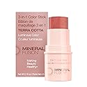 Mineral Fusion 3-in-1 Color Stick - Hydrating Tinted Cream Blush for Cheeks, Lip and Eye - Natural Multi Use Makeup (Terra Cotta) Beauty & Personal Care Mineral Fusion