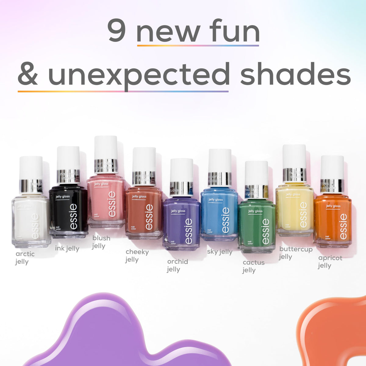 essie Nail Art Studio Jelly Gloss Polish, Vegan, Sheer Blue Nail Polish, Sky Jelly, 0.46 Fl Oz Beauty & Personal Care essie