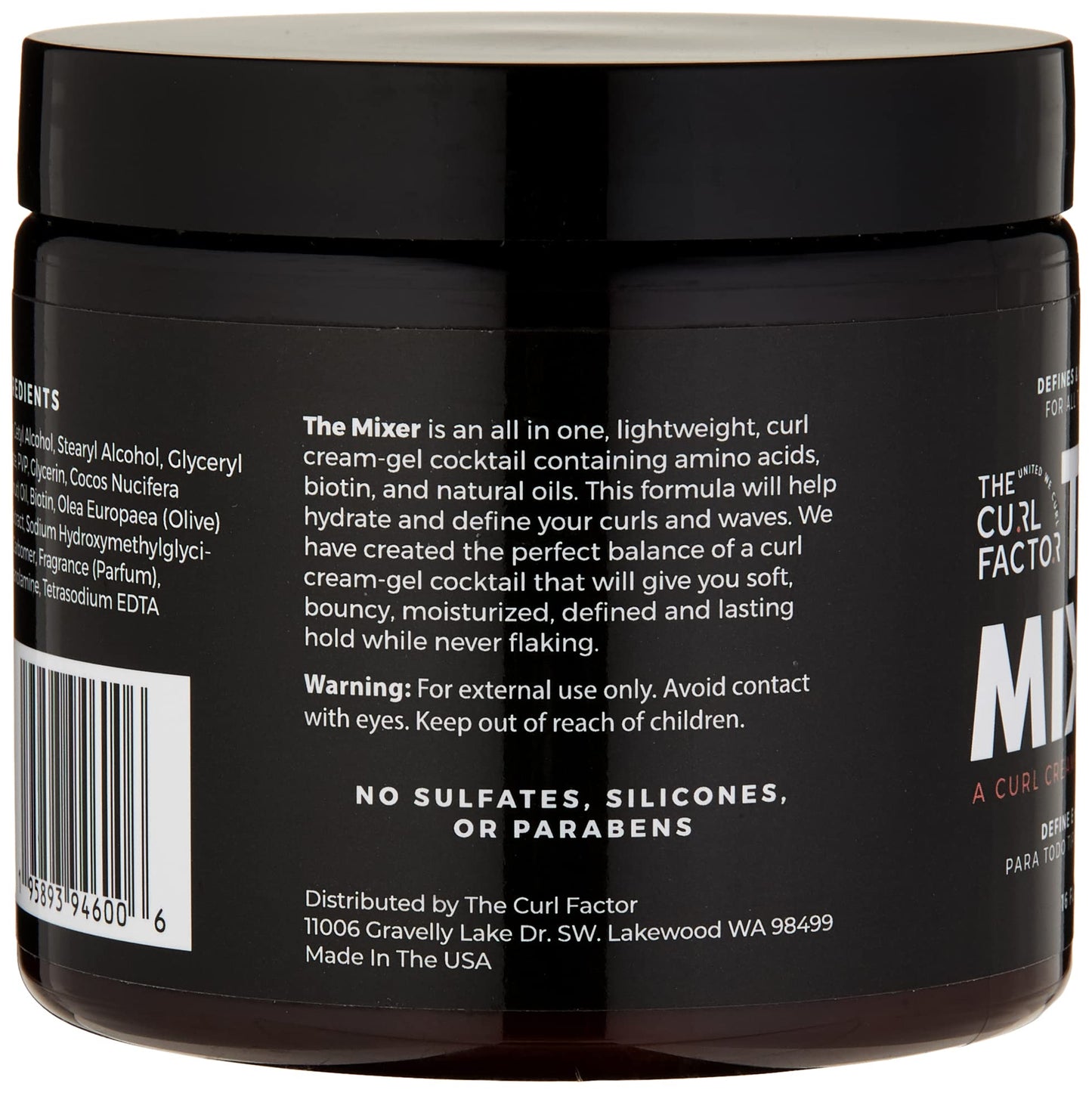 The Curl Factor presents The Mixer, a 16 oz all in one, lightweight, curl cream gel cocktail that will give you soft, shiny and bouncy curls every Beauty & Personal Care The Curl Factor