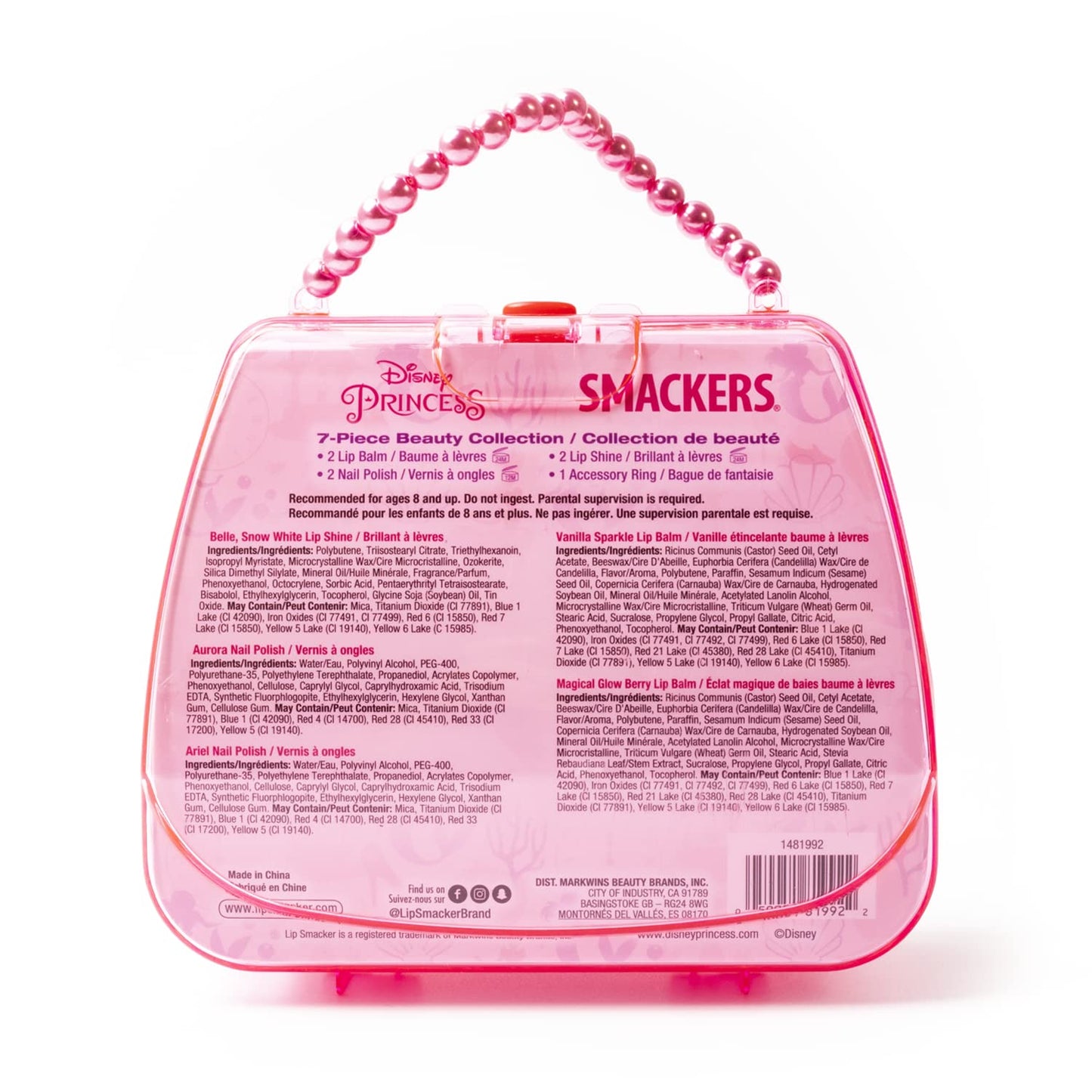 Lip Smacker Disney Princess Tote Beauty & Personal Care Lip Smacker