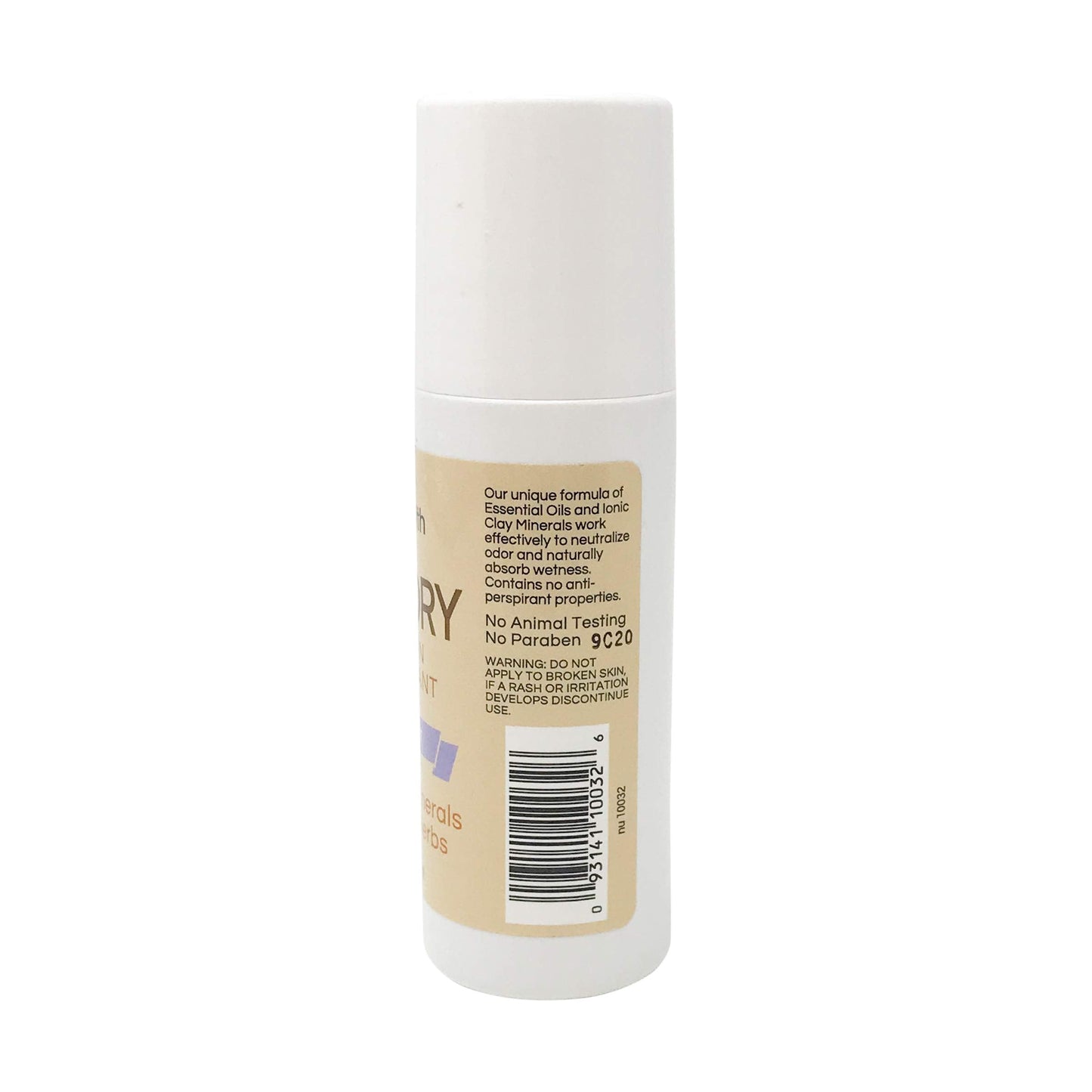 Clay Dry Roll On Lavender Zion Health 3 oz Roll On Beauty and Personal Care Zion Health