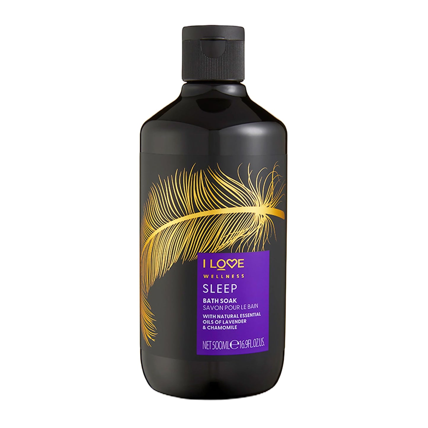 I LOVE Wellness Bath Salts for Sleep- Chamomile and Lavender Bath Salts - Relaxing Bath Soak with Essential Oils - Vegan and Cruelty Free - 17.6 oz Beauty and Personal Care I LOVE