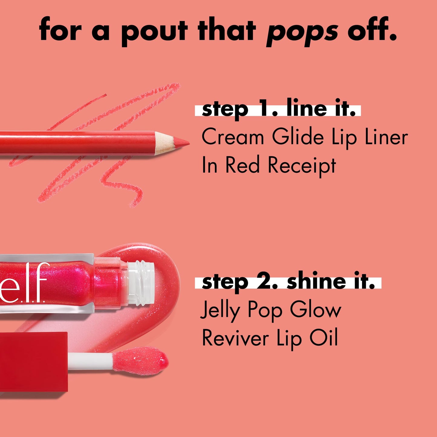 e.l.f. Jelly Pop Glow Reviver Lip Oil, Limited Edition Nourishing Formula Creates A Sheer, Ultra-Glossy Finish, Non-Sticky Feel, Vegan & Cruelty-Free Beauty & Personal Care e.l.f.