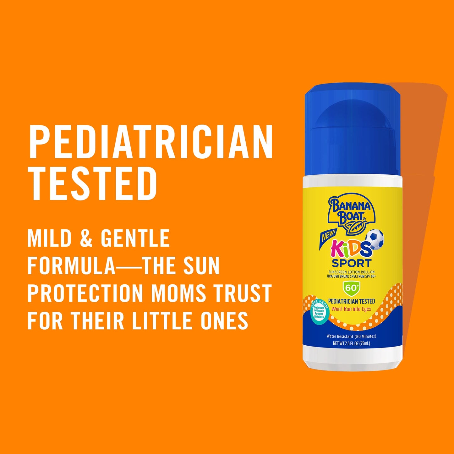 Banana Boat Sport Kids Sunscreen Roll On Lotion SPF 60, 2.5oz | Travel Size Sunscreen for Kids Roll On, Childrens Sunblock SPF 60, 2.5oz Beauty & Personal Care Banana Boat