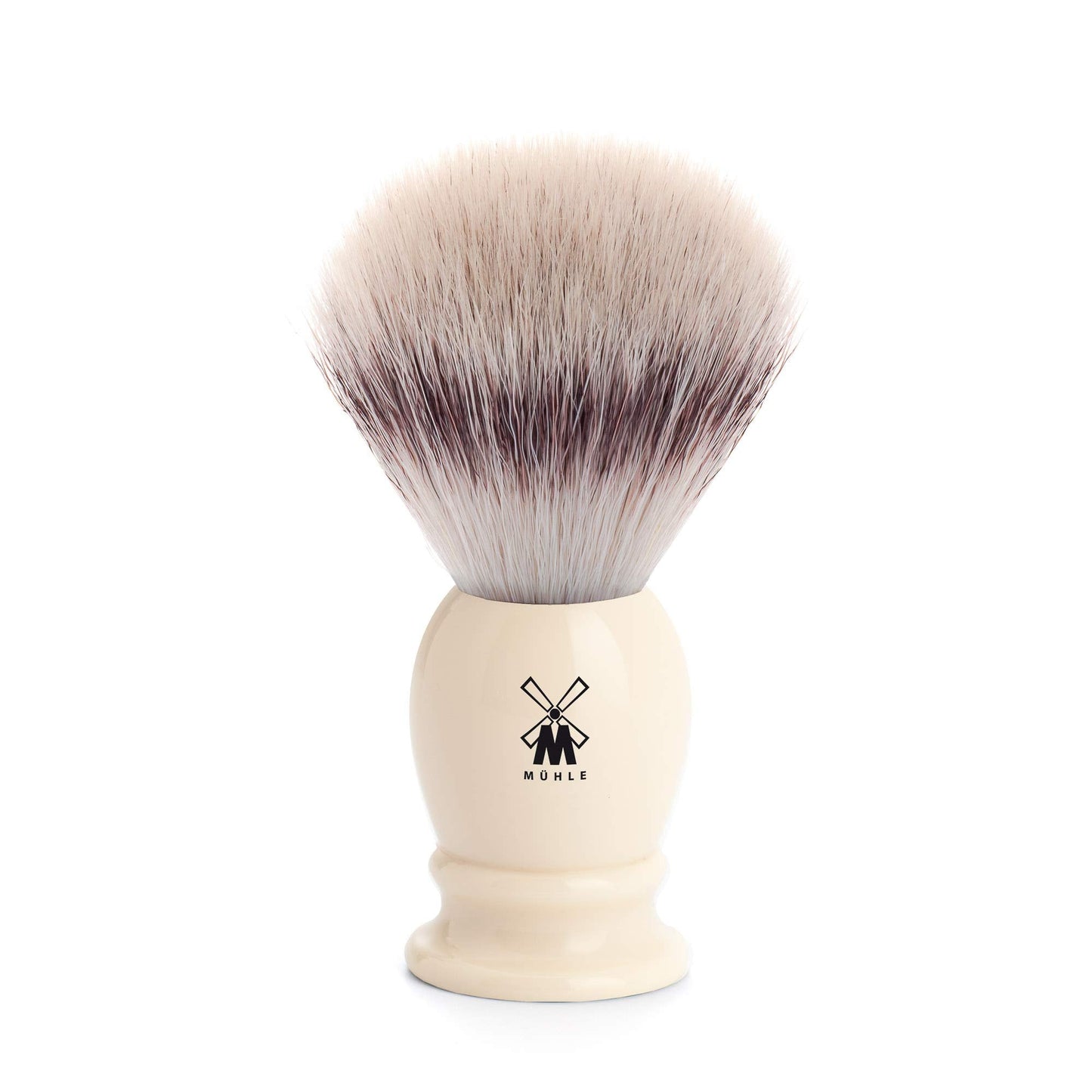 MÜHLE Classic Faux Ivory Medium Silvertip Fiber Shaving Brush - Synthetic Luxury Shave Brush for Men, Rich Lather Beauty and Personal Care MÜHLE