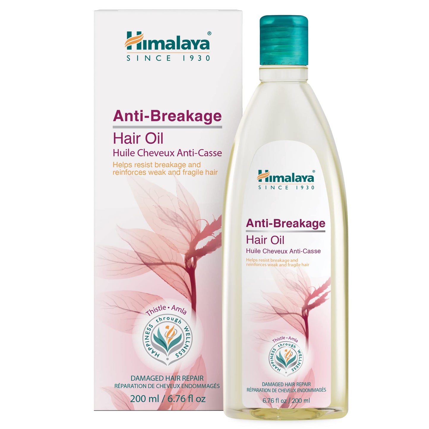 Himalaya Anti-Breakage Hair Oil with Thistle and Amla for Damaged Hair and Split Ends 6.76 oz (200 ml) Beauty & Personal Care Himalaya