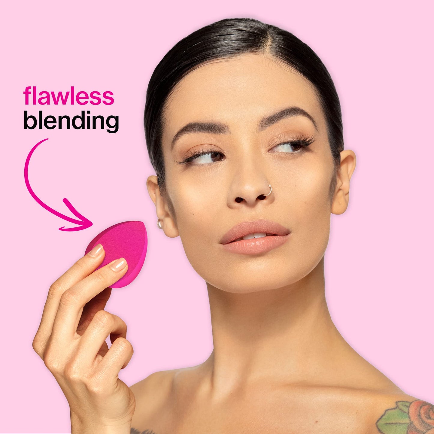 wet n wild Double Tap Makeup Sponge Set, Foundation Blending Beauty Sponge Flawless for Liquid, Cream, and Powder Dry and Wet Blender Make Up Use Beauty & Personal Care wet n wild