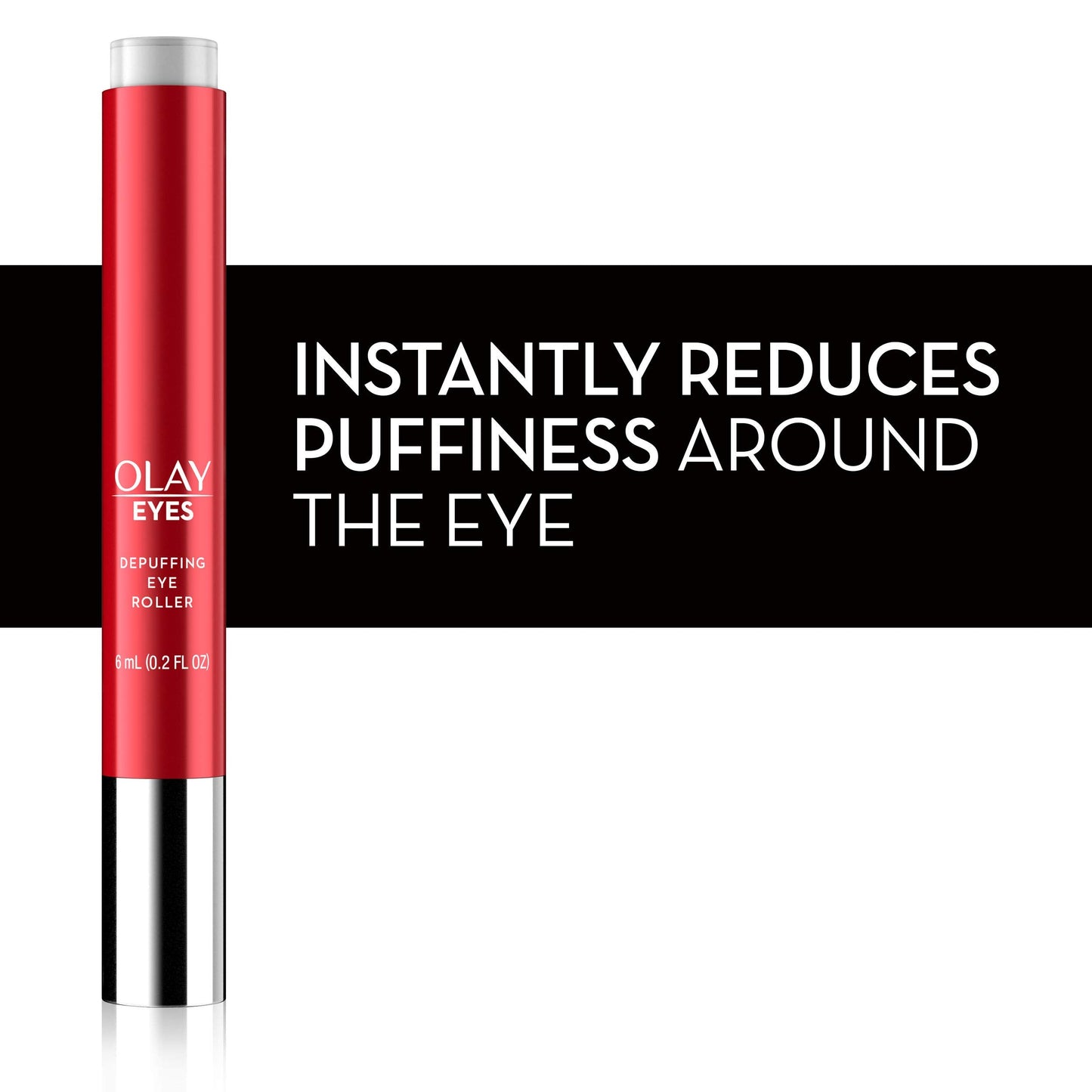 Olay Eye Treatment Eyes Depuffing Eye Roller with Vitamin E Massages to Help Reduce Puffiness and Instantly Awaken Tired-Looking Eyes, 0.2 Fl Oz Beauty & Personal Care Olay