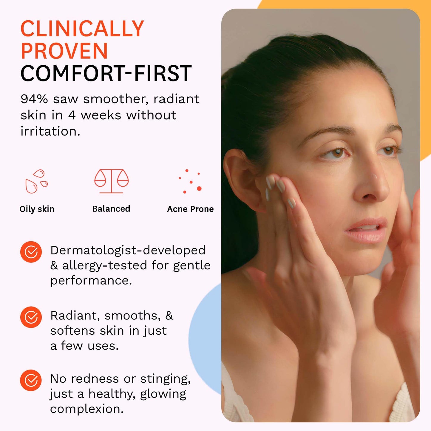 Fig.1 Glycolic Glow Treatment - 4% Glycolic Acid Face Exfoliant, Exfoliating & Glowing Emulsion, Chemical Peel for Radiant Skin, Hydrating PHA Beauty & Personal Care Fig.1