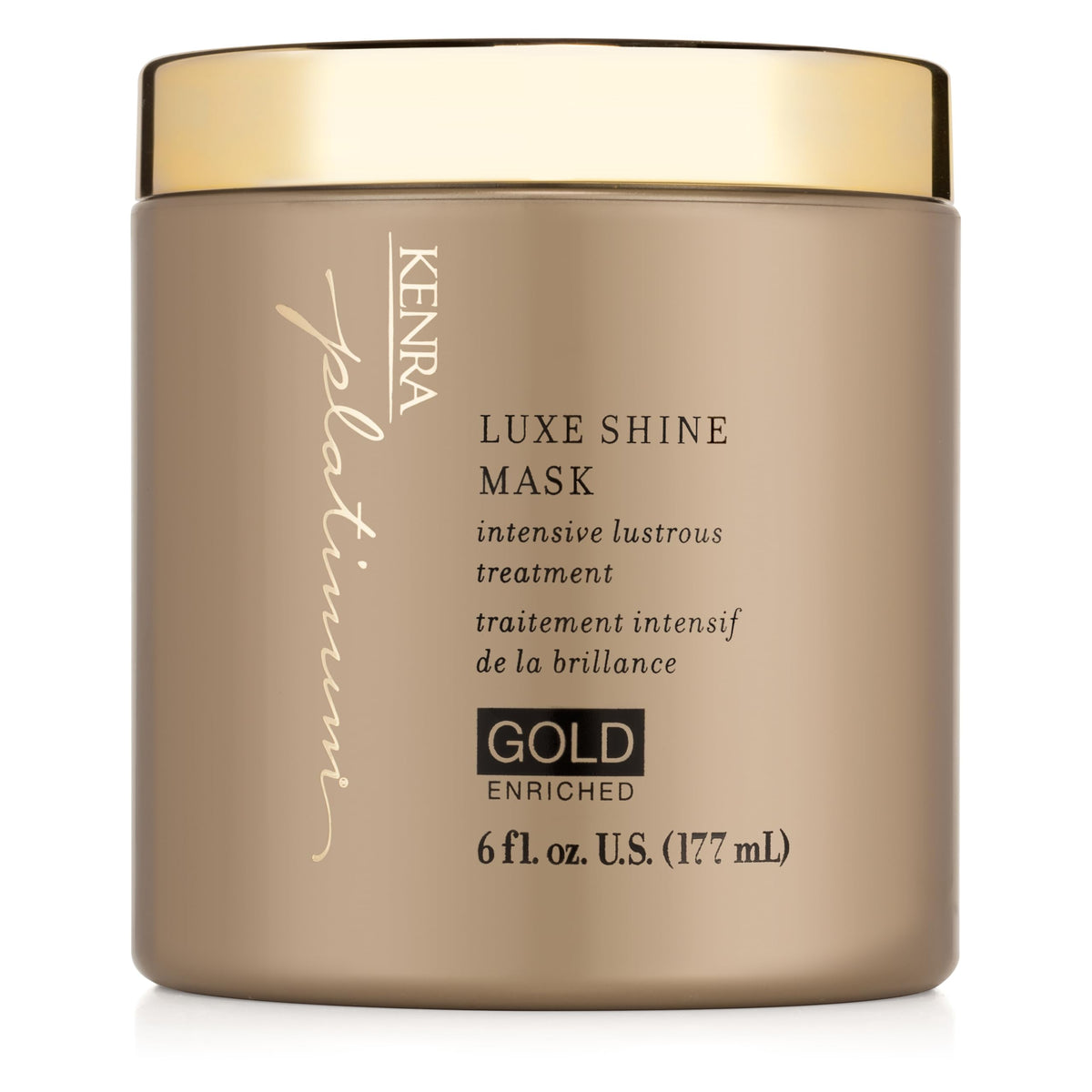 Kenra Platinum Luxe Shine Mask |Shine-Enhancing Intensive Conditioning Mask |Increases slip, Smoothness & Improves Manageability |Experience 2x