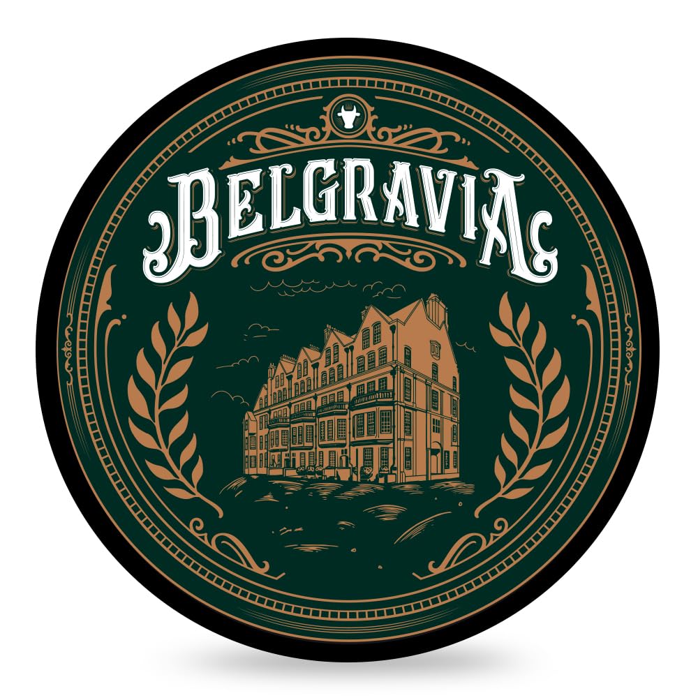 Belgravia Shaving Soap. Enriched with Donkey Milk, Water Buffalo Milk, Whey Proteins,Omega 6, Hops Extract. Scent of Bergamot, Pineapple, Pink Pepper Beauty and Personal Care Wholly Kaw