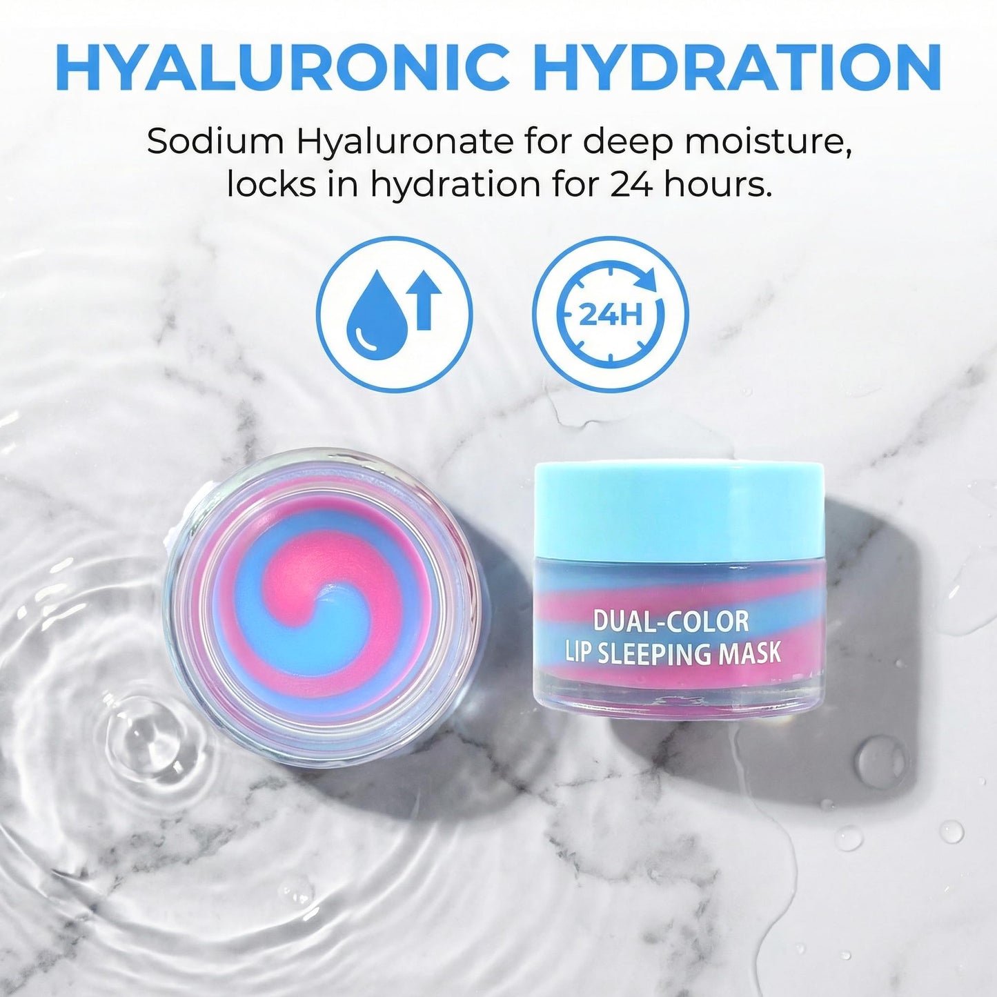 Overnight Lip Mask with Hyaluronic Acid Hydrating Nourishing for Dry Lips Beauty and Personal Care Elitzia