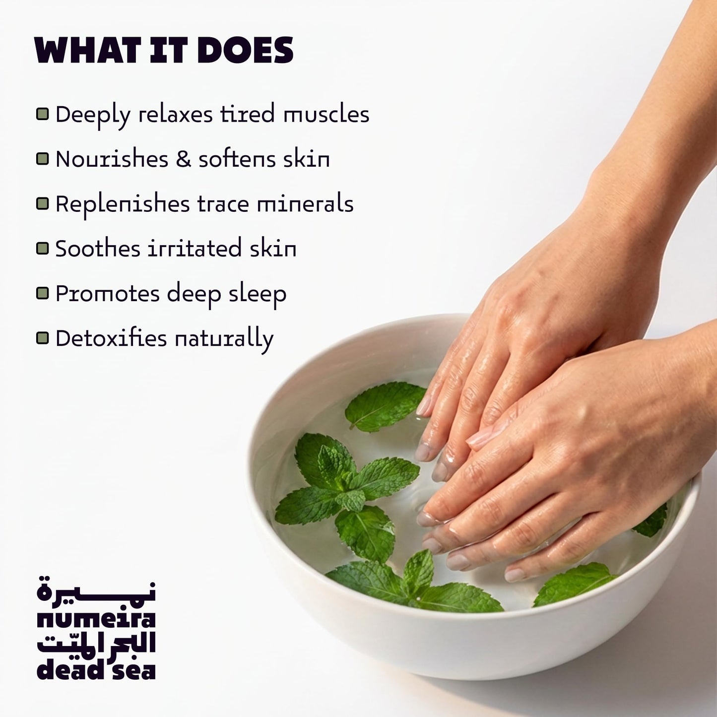 Numeira Dead Sea Magnesium Flake Bath Soak for Relief and Relaxtion - 100% Pure Magnesium Chloride Flakes w/Peppermint Infused Essential Oil (2.2 lb Beauty and Personal Care Numeira
