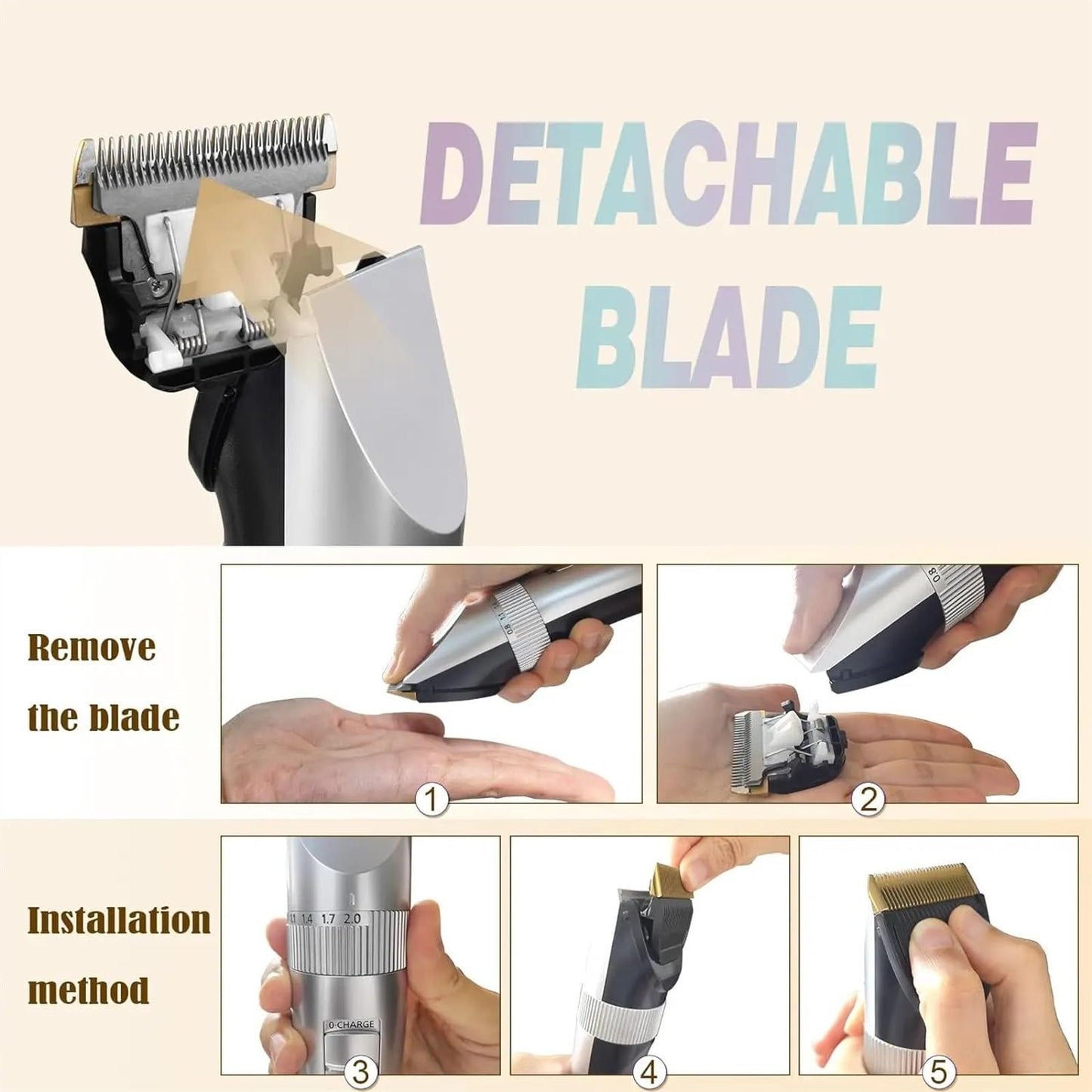 ASETRERT Replacement for Blade for panasonic WER9902 Trimmer Fit for ER-GP80,ER1611,ER1512,ER1511,ER1510 ER1610,ER160,ER153,ER152 Beauty and Personal Care ASETRERT