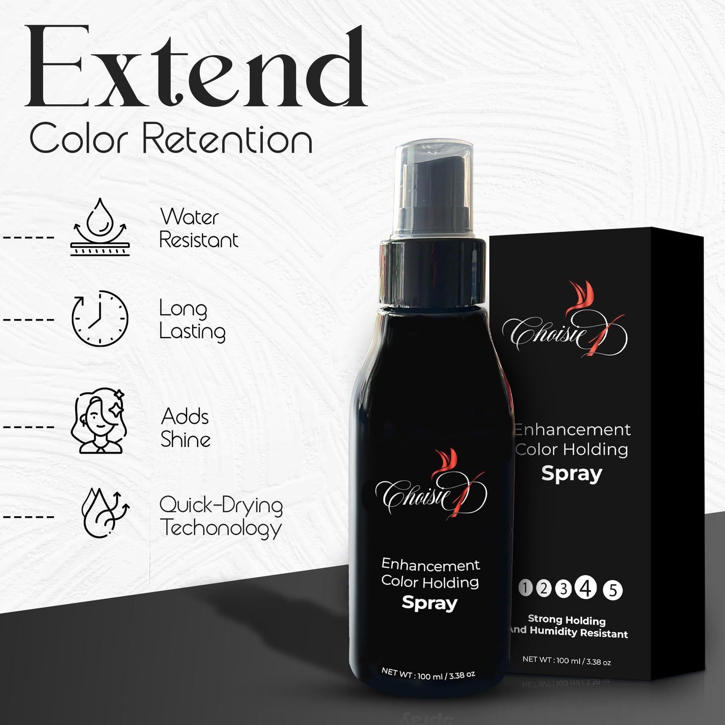 CHOISIE1 Color Enhancement Holding Spray - Strong Setting Lock and Color Enhancer for Barbers Beauty & Personal Care CHOISIE1