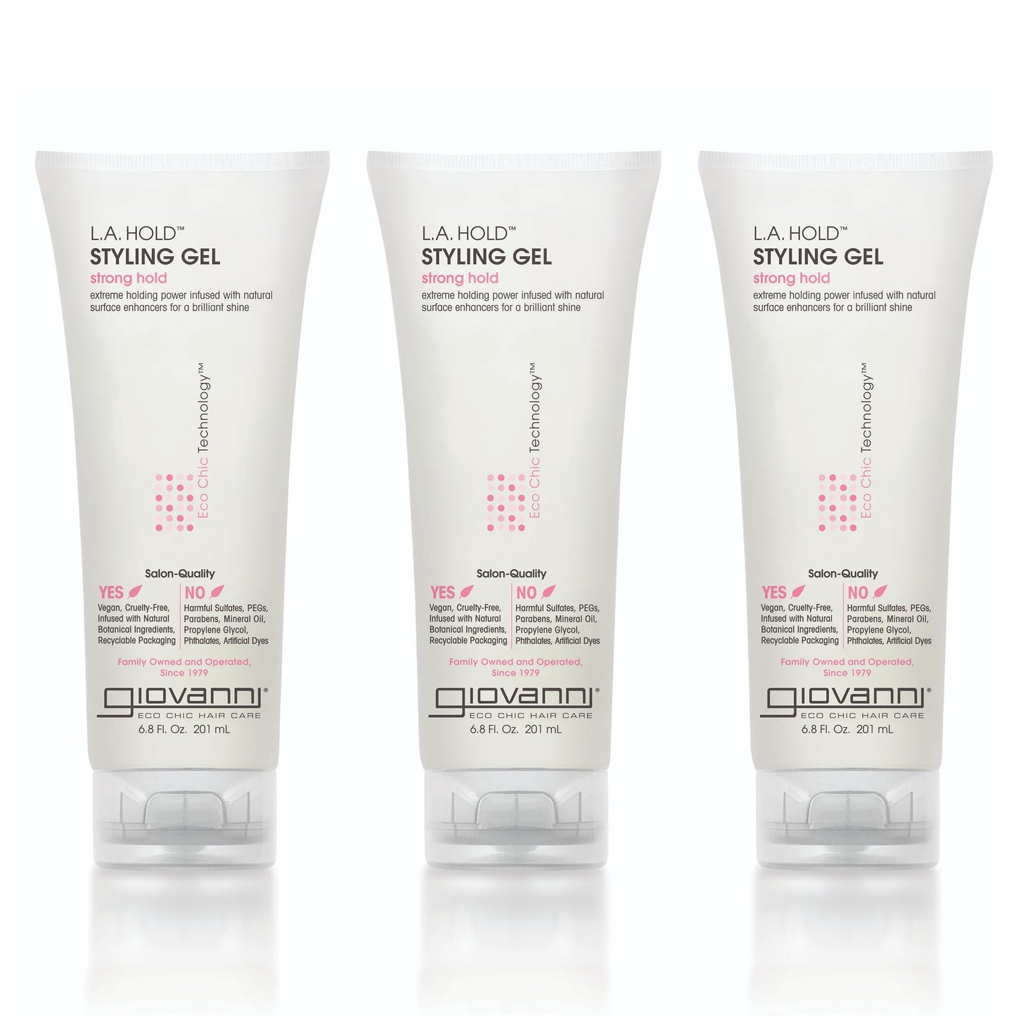 GIOVANNI LA Hold Styling Gel - Hair Gel for Men & Women, Strong Hold Hair Gel in Bulk for Curly, Straight & Wavy Hair, Control Super Hold Slick Gel Beauty & Personal Care GIOVANNI