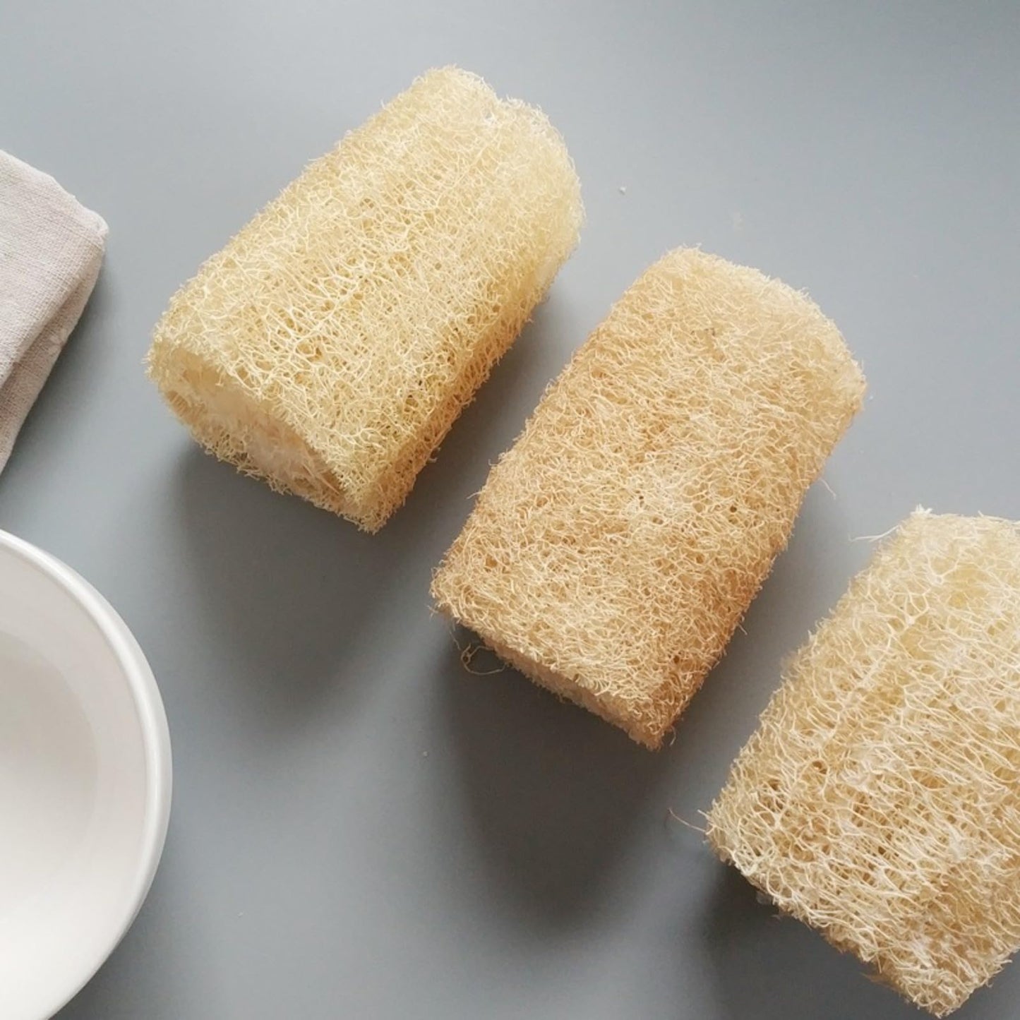 Natural loofah Skin Brush Dish Beauty and Personal Care IWEOOKJM
