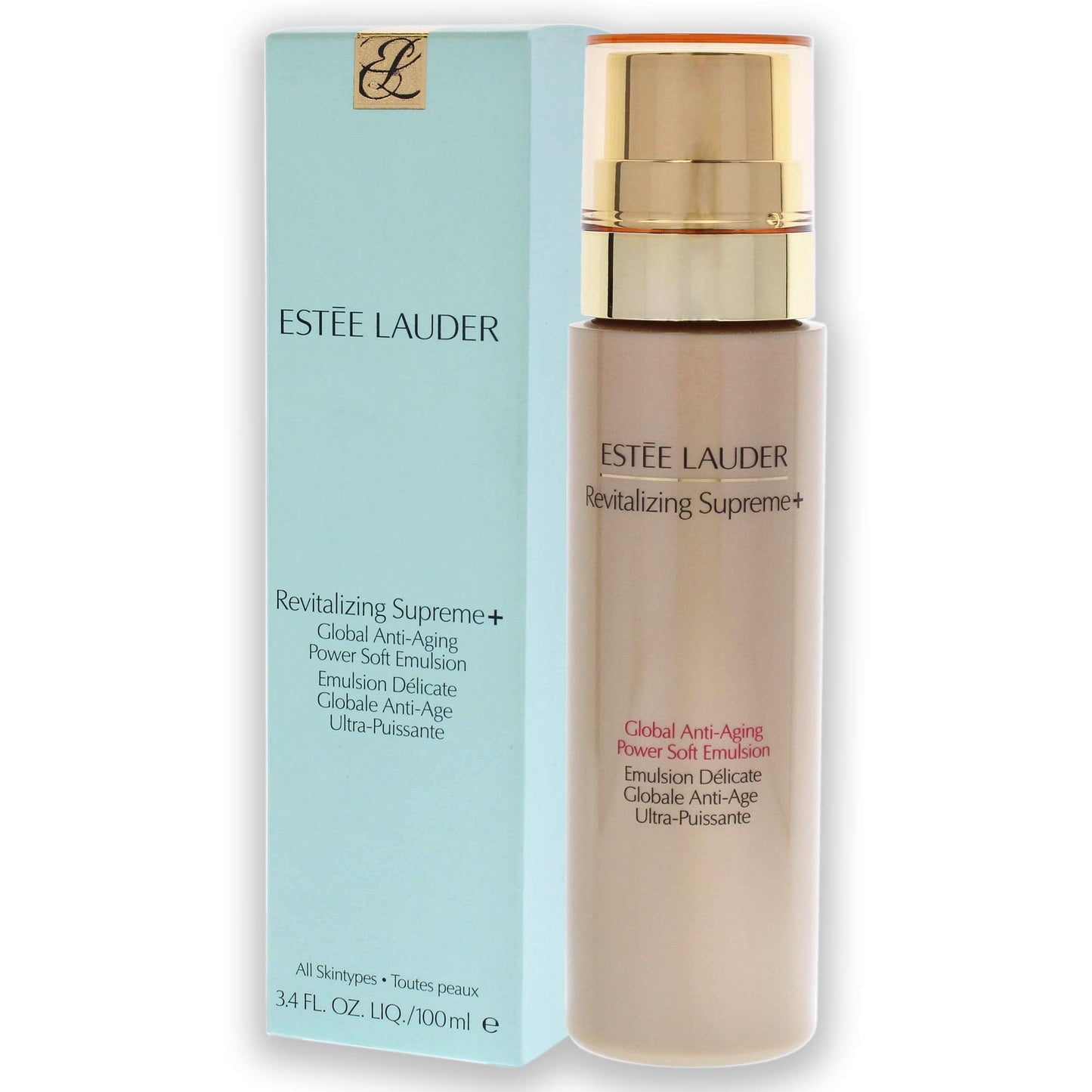 Estee Lauder Revitalizing Supreme Plus Global Anti-Aging Power Soft Emulsion 3.4 oz Women (16665) Beauty & Personal Care Estée Lauder