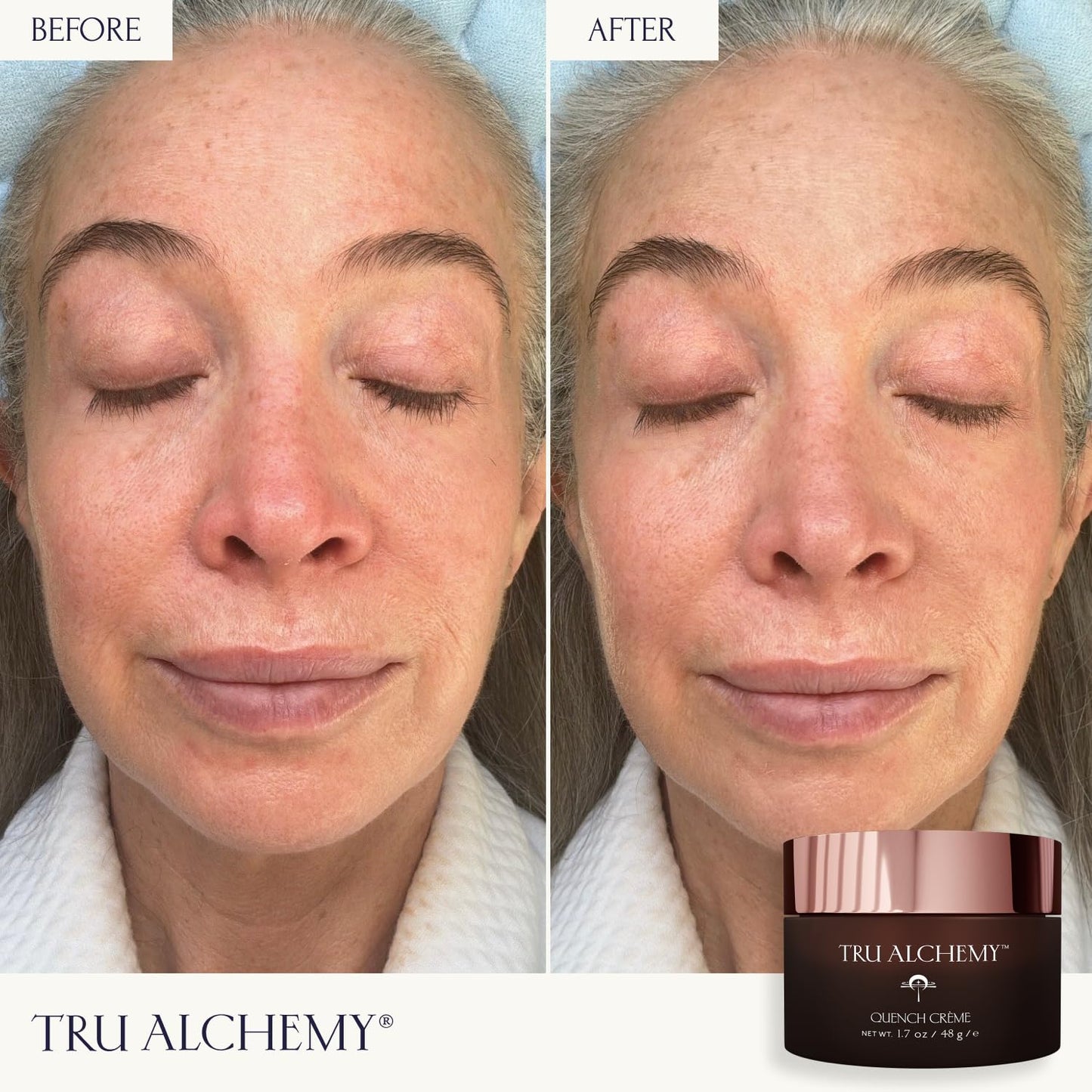 Tru Alchemy Quench Crème Daily Facial Moisturizer | Hyaluronic Acid, Vitamin C, & Bakuchiol (better than Retinol) | Daily Firming Skin Moisturizer Beauty & Personal Care Tru Alchemy