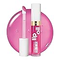 REVLON Super Lustrous Glimmer Lip Oil, Moisturizing & Tinted, Shiny Finish, Made with Plant-Based Squalane, 004 Gone Rose, 0.13 fl oz Beauty & Personal Care REVLON