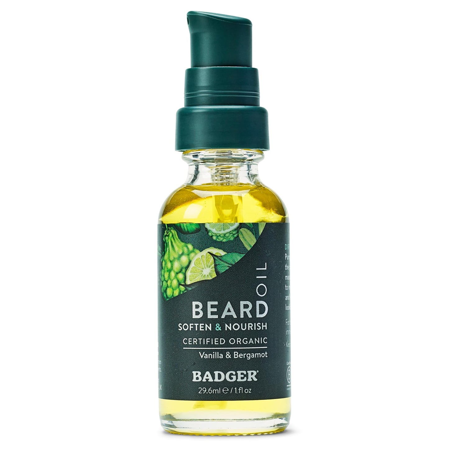 Badger Beard Oil, Babassu & Jojoba, Certified Organic, Premium Beard Conditioner, Beard Oil for Dry Skin, Beard Oil for Long Beards, Facial Hair Oil Beauty and Personal Care Badger