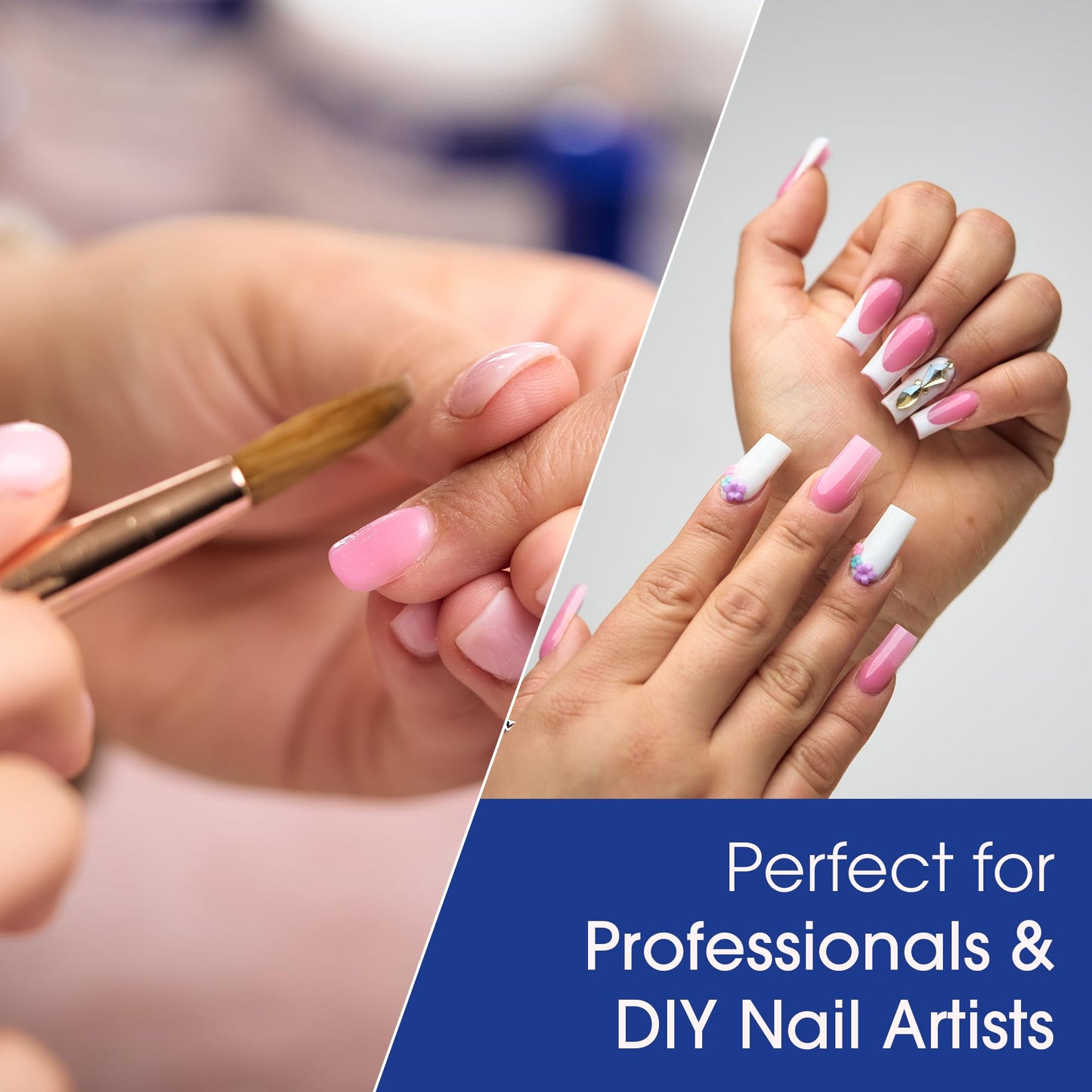 DeEnti Nomma Plus Professional Liquid Monomer, EMA Nail Liquid for Acrylic Powder, Non-Yellowing Monomer, 16oz Bottle, Professional Salon Quality Beauty and Personal Care DeEnti