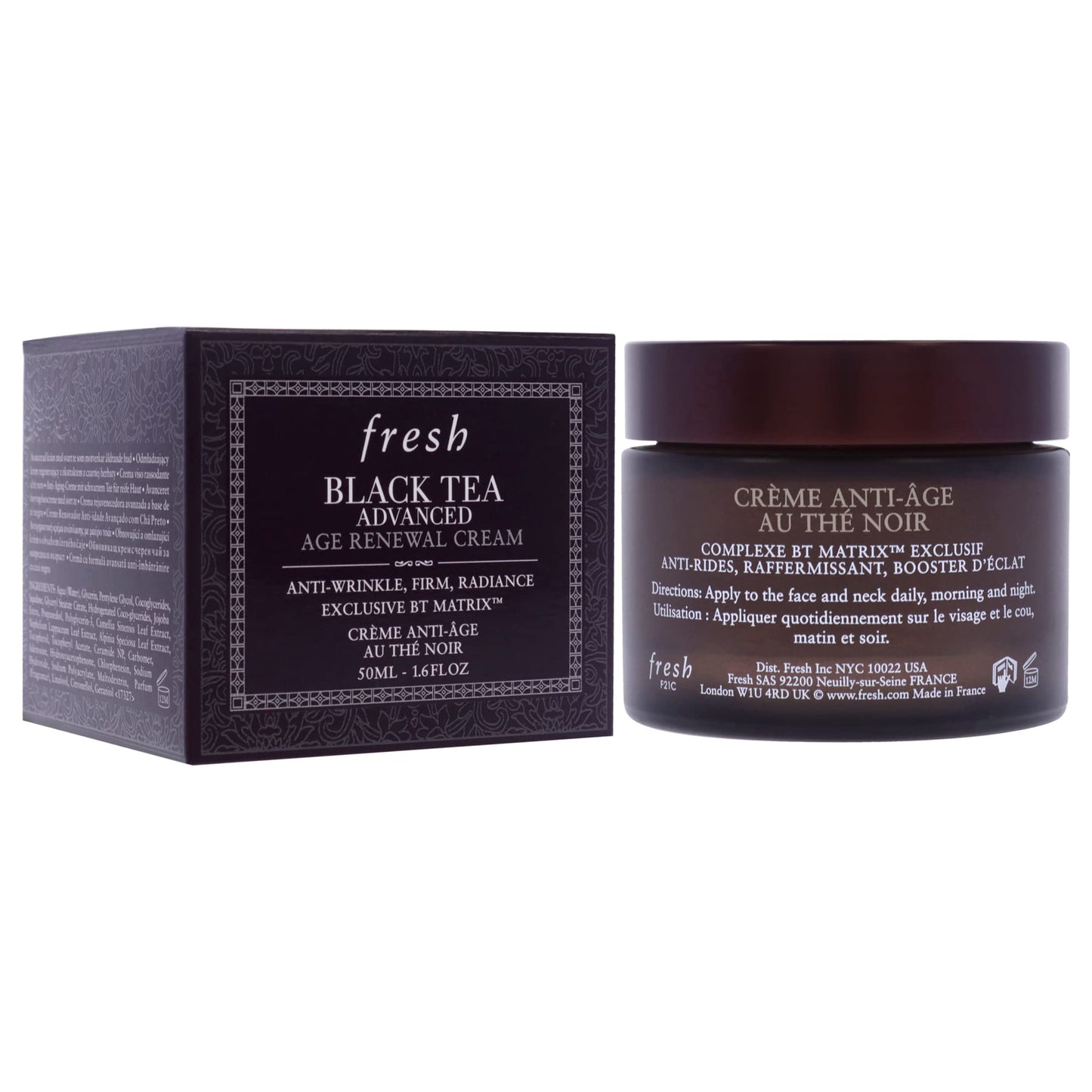 Fresh Black Tea Advanced Age Renewal Cream Women 1.7 oz Beauty & Personal Care Fresh