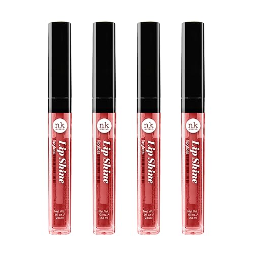 NICKA K NEW YORK Lip Shine, Cosmetics, vibrant colors, bright colors, shining lips, lip shine, long lasting (AMZ247) Beauty & Personal Care NICKA K NEW YORK