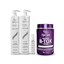 I Belli Capelli Ravenna Hair Straightening Kit - Blonde Hair B-tox, Aloe Vera Shampoo & Conditioner, Repair Oil - Anti-Frizz, Intense Hydration, Shine Beauty & Personal Care I Belli Capelli