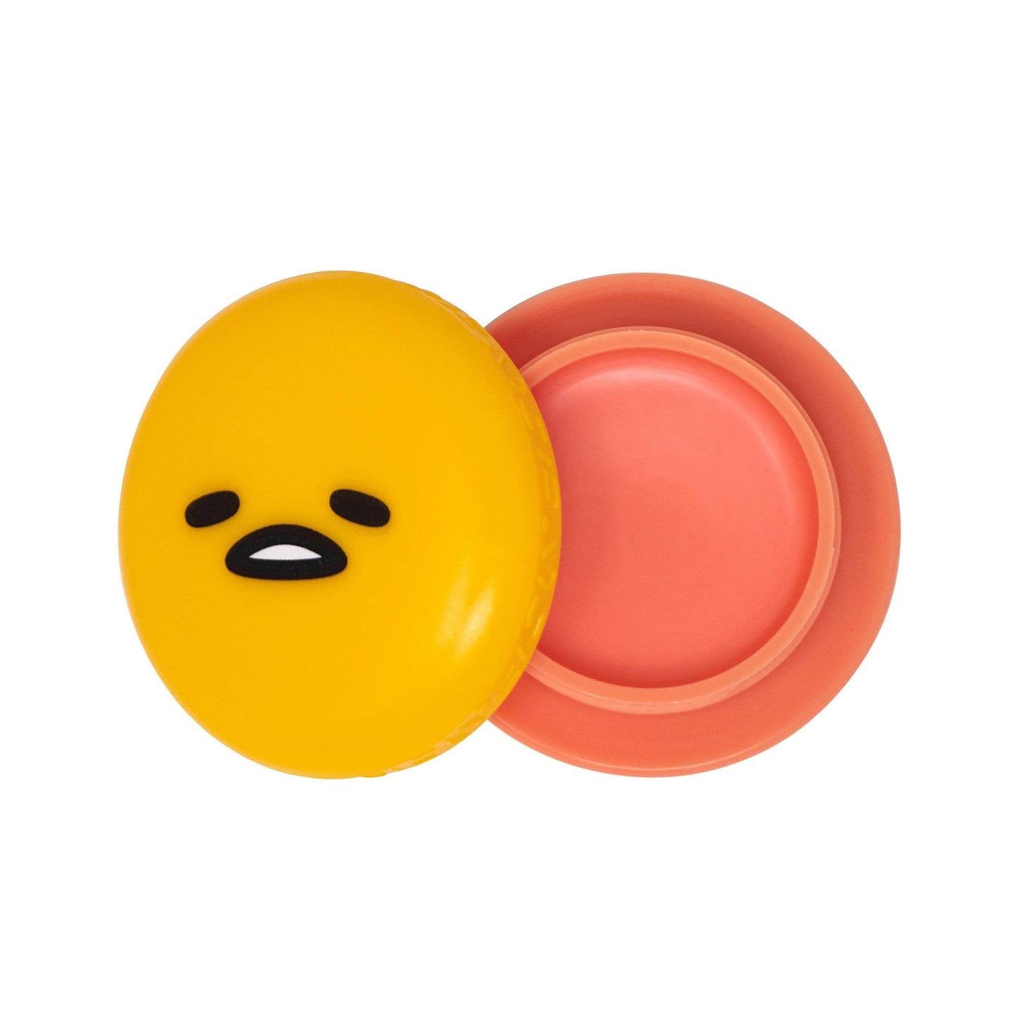 The Crème Shop x Gudetama Macaron Lip Balm, Korean Lip Balm with Shea Butter and Vitamin E - Peach Gummies Beauty & Personal Care The Crème Shop