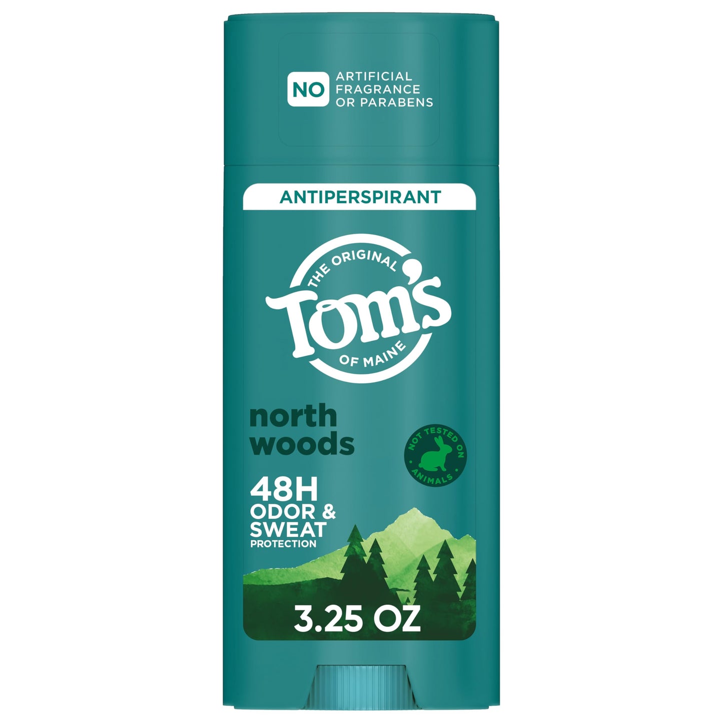 Tom’s of Maine North Woods Antiperspirant for Men and Women, No Artificial Fragrances, Dyes, or Preservatives, Baking Soda Free, 48-Hour Odor Beauty and Personal Care Tom's of Maine