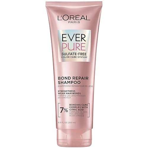 L'Oreal Paris Bonding Shampoo for Color Treated Hair, Strengthens and Repairs Weak Hair Bonds, Sulfate Free & Vegan Hair Care, EverPure, 6.8 Fl Oz Beauty & Personal Care L'Oreal Paris