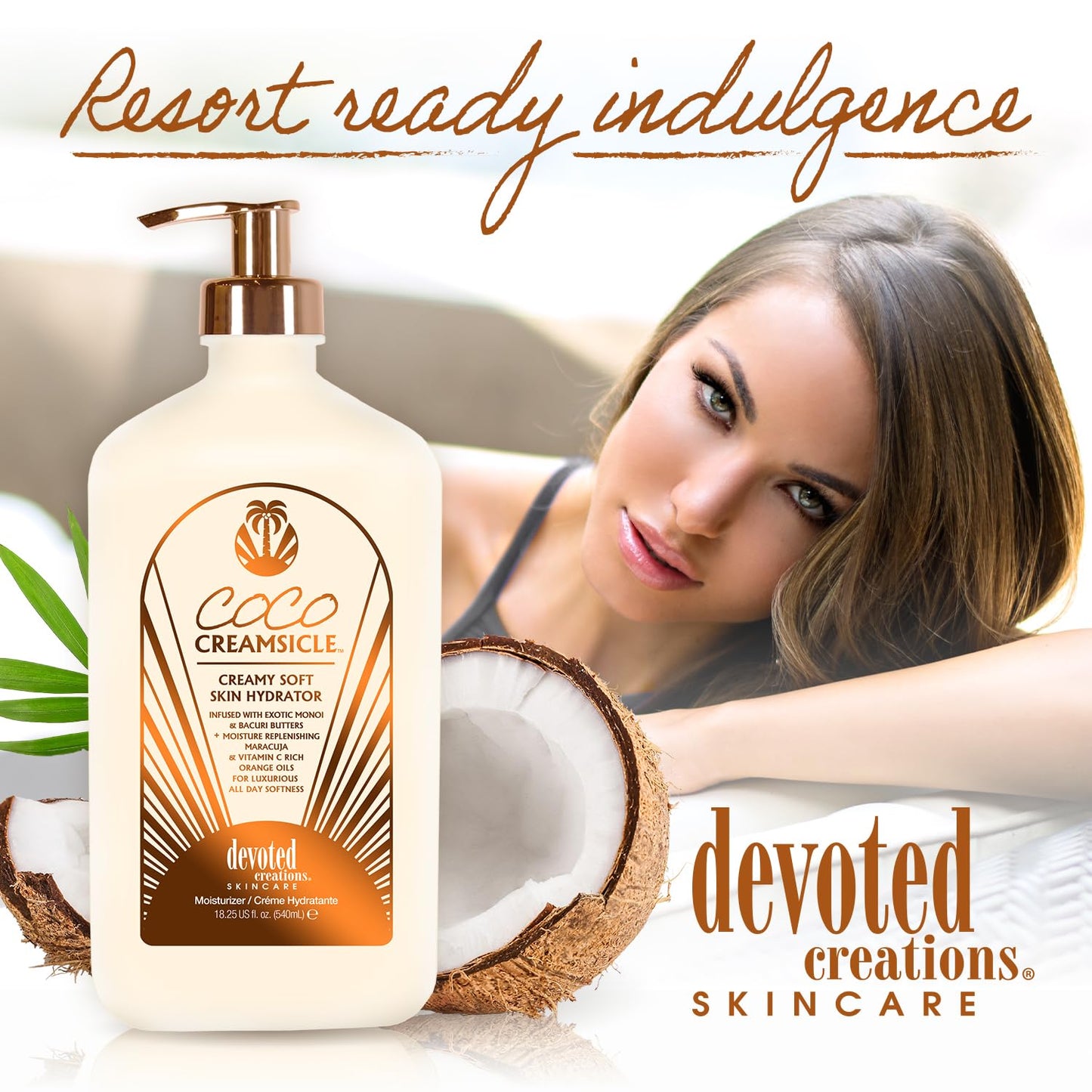Devoted Creations Coco Creamsicle - Ultra Hydrating Creamy Soft Skin Hydrator Luxurious Whipped Body Moisturizer Beauty & Personal Care Devoted Creations