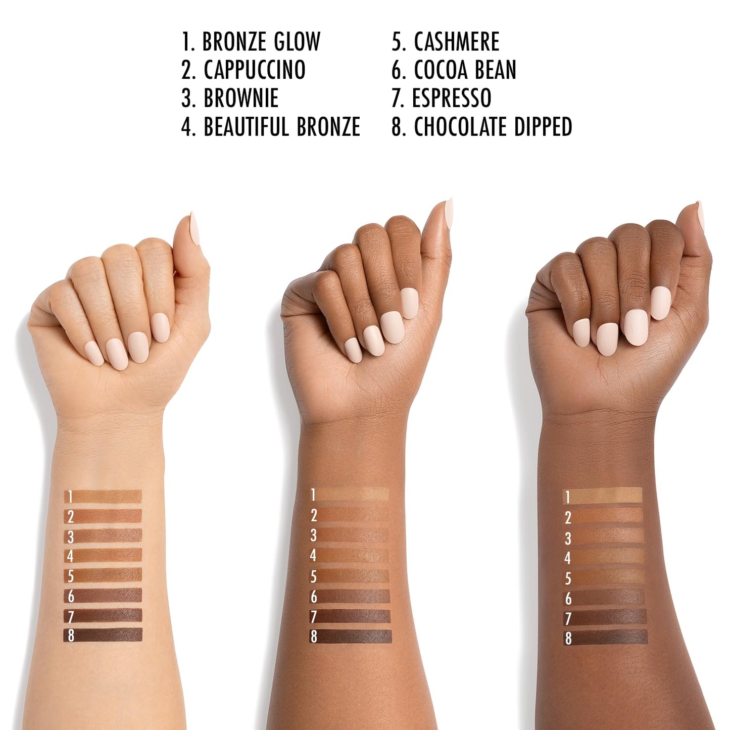 Black Radiance Color Perfect Foundation Stick with Soft Brush Applicator Duo - Buildable, Blendable Versatile Pigment-Rich Formula - Cocoa Bean Beauty & Personal Care Black Radiance
