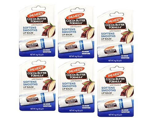 Palmer's Cocoa Butter Formula Moisturizing Lip Balm 0.15 oz (Pack of 6) Beauty & Personal Care Palmer's