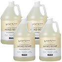 Ginger Lily Farms Club & Fitness Conditioning Liquid Hand Soap Refill, 100% Vegan & Cruelty-Free, Fragrance Free, 1 Gallon (Pack of 4) Beauty & Personal Care Ginger Lily Farms